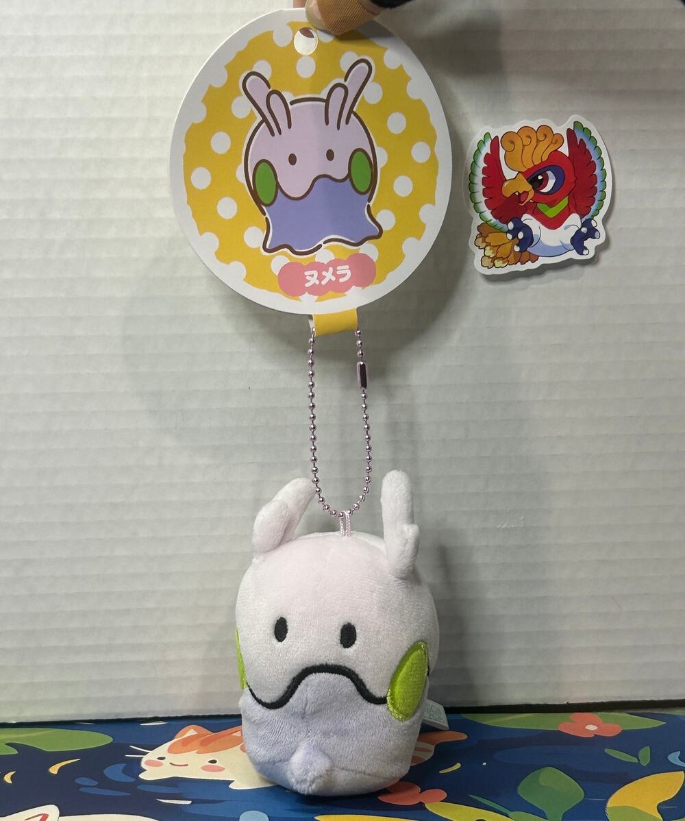 Pokemon Center Original Mascot Goomy Plush Key Chain Charm MOCCHIRI MANMARU